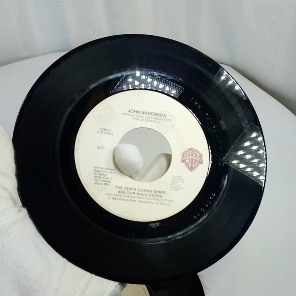 Lot of 2 John Anderson RPM 7" Records "Would You Catch A Falling Star" - Picture 9 of 12